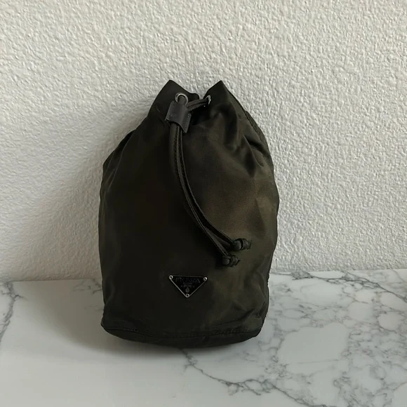 Prada Pouch in Dark Green - Picture 2 of 7